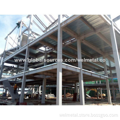 Prefabricated multistory steel building